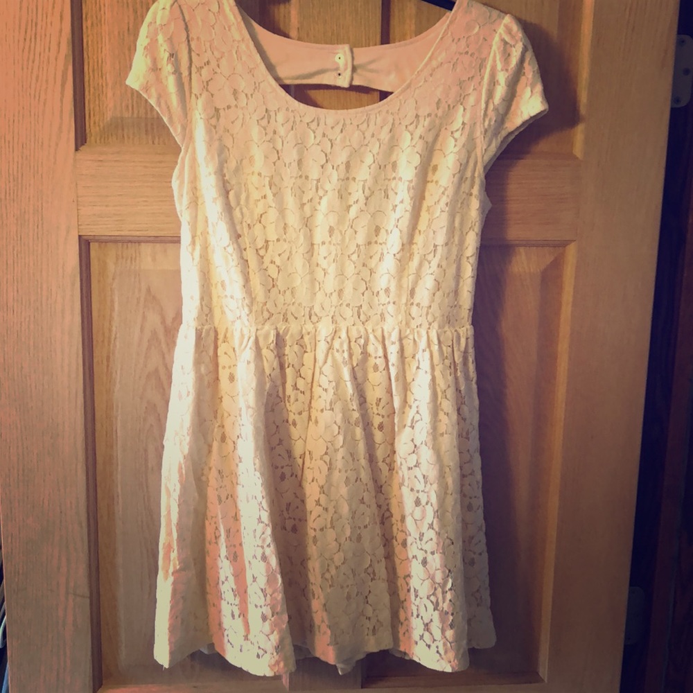 Ivory Lace Dress